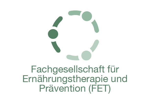  Logo der Fachgesellschaft für Ernährungstherapie und Prävention (FET e.V.)